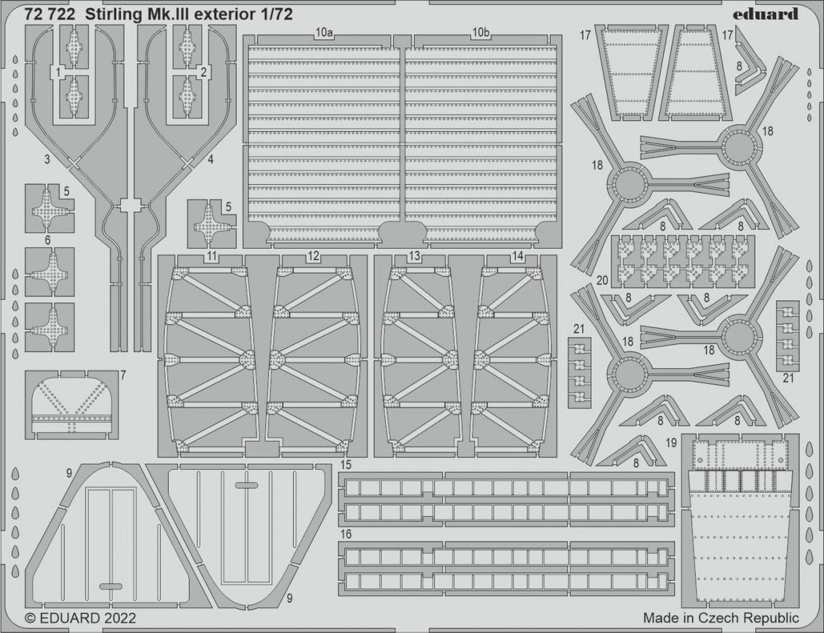 Eduard BIG72171 Stirling Mk. III ESSENTIAL ITALERI 1/72 – image 3