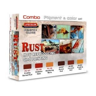 Lifecolor SPG03 Pigments and colors Rust 6x22ml