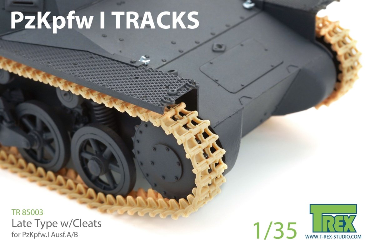 T-Rex Studio TR85003 PzKpfw I Tracks Late Type w/Cleats for Ausf.A/B 1/35 – image 2