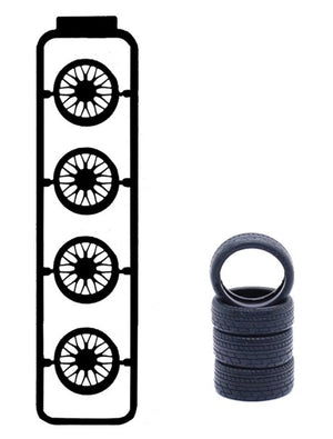 Fujimi 193601 Wheel 19 BBS Wheel 20 inch 1/24 – image 3