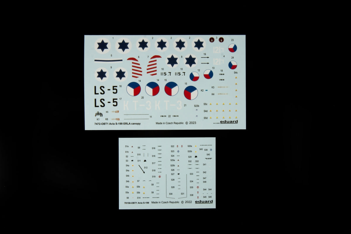 Eduard 7472 Avia S-199 ERLA canopy Weekend edition 1/72 – Bild 5
