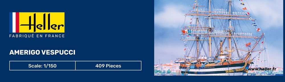Heller 58807 Amerigo Vespucci - Starter Kit 1/150 – image 4