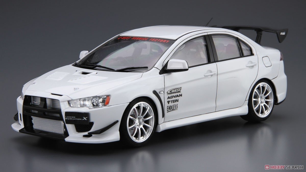 Aoshima 05897 Mitsubishi Lancer Evo &amp;#39;07 1/24 – zdjęcie 2