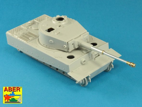 Aber 35L-238 KwK36/L56 88mm barrel for German lateTiger I 1/35 – image 7