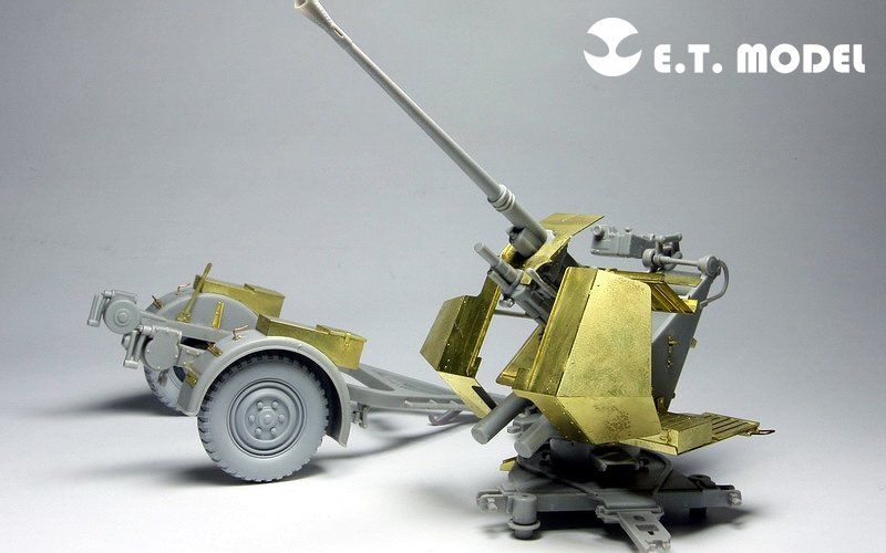 ET Model E35-025 Canon antiaérien allemand FLAK 37 de 3,7 cm de la Seconde Guerre mondiale (Pour TRUMPETER 02310) (1/35) – image 2