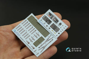 Quinta Studio QD48286 UH-1C 3D-Printed &amp;amp; colored Interior on decal paper (HobbyBoss) 1/48 – Bild 4