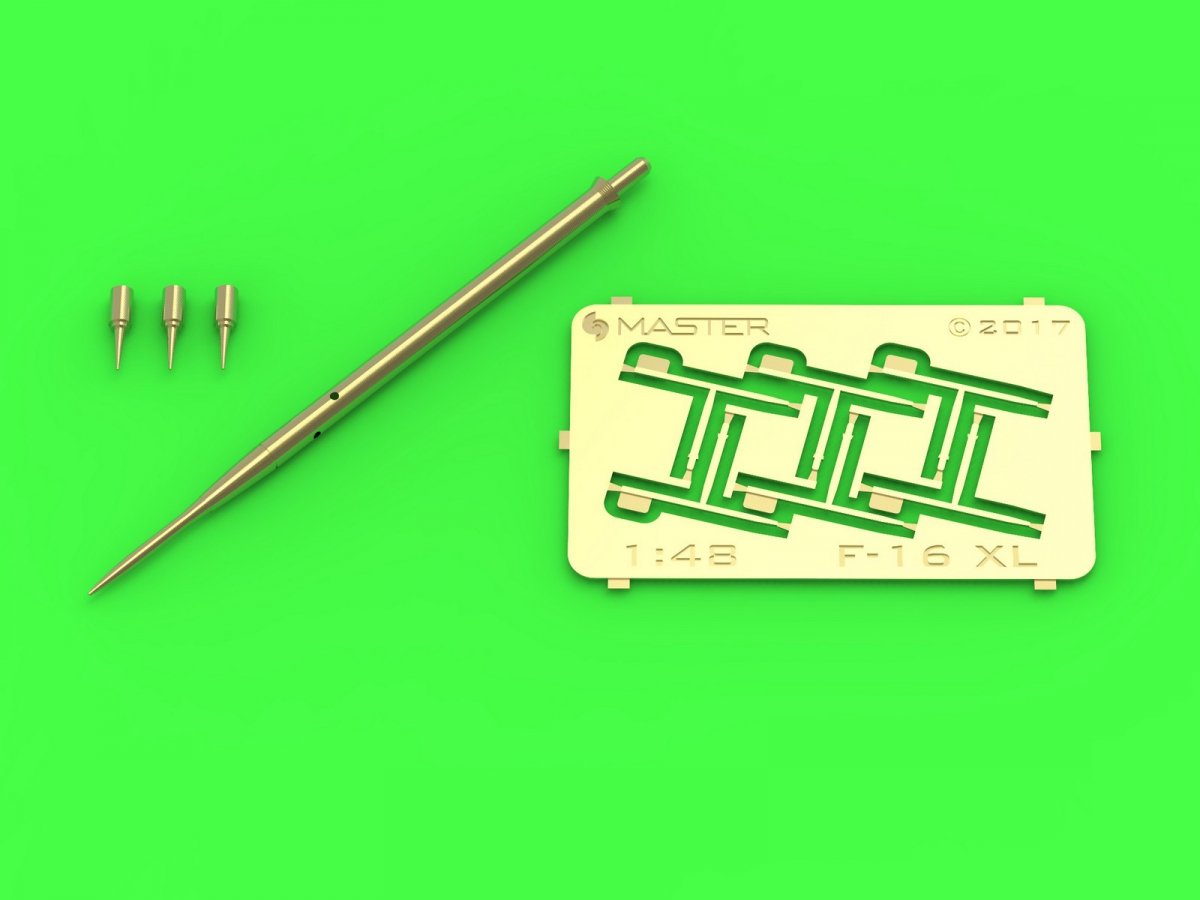 Master AM-48-144 F-16XL / F-CK-1 Prototypes Pitot Tube &amp;amp; AOA Probes (1/48)