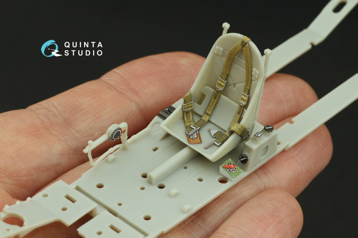 Quinta Studio QD32216 P-39Q/N Airacobra 3D-Printed colored Interior on decal paper (KittyHawk) 1/32 – imagen 7