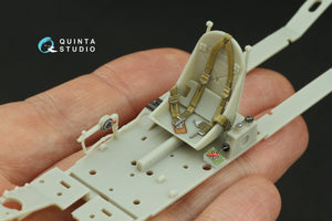 Quinta Studio QD32216 P-39Q/N Airacobra 3D-Printed colored Interior on decal paper (KittyHawk) 1/32 – imagen 7