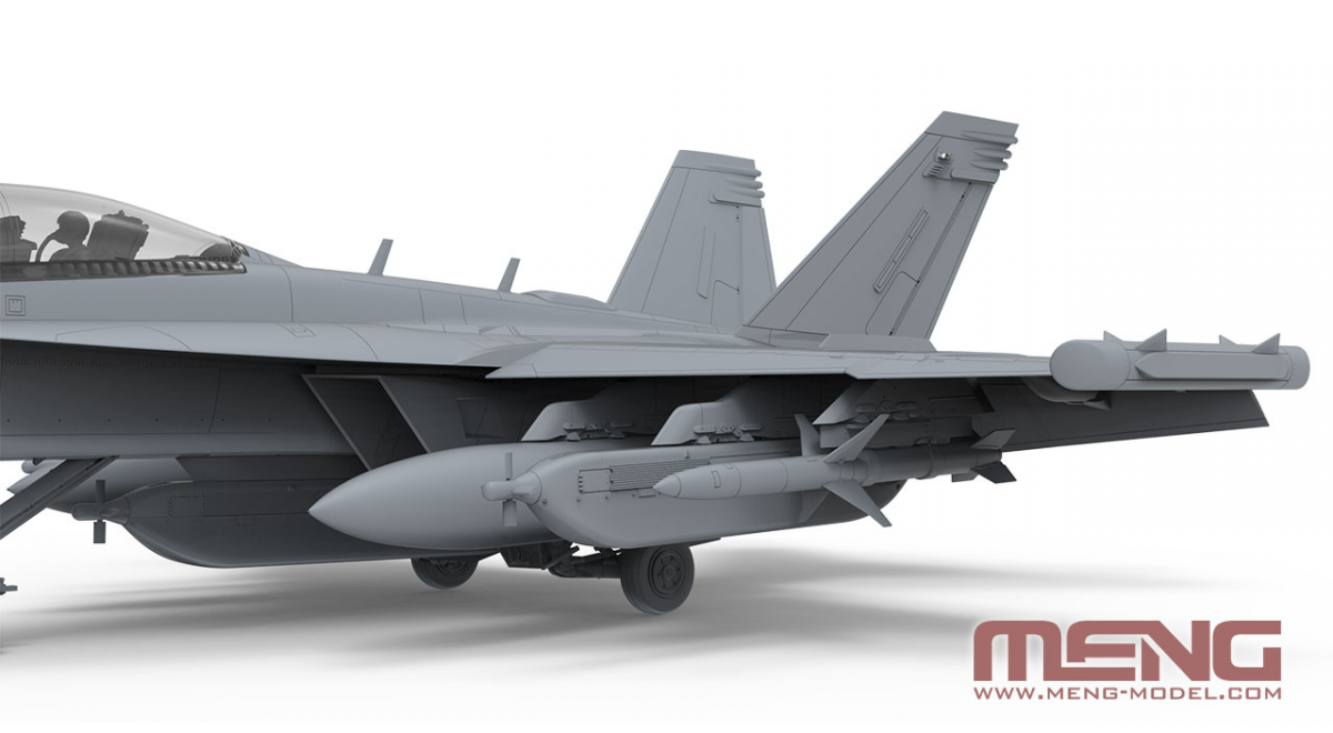 Meng LS-019 Boeing EA-18G Growler Electronic Attack Aircraft Yellow Jackets 1/48 – obrázek 3