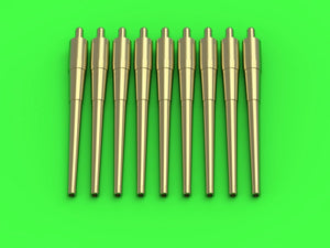 Master SM-700-057 American 8in/55 (20.3 cm) Mark 9 Gun Barrels (9 pcs.) - Lexington, Pensacola, Northampton, early New Orleans and Indianapolis types (1/700)
