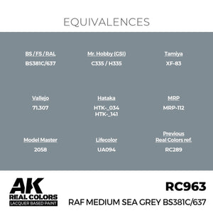 AK Interactive RC963 RAF Medium Sea Gray BS381C/637 17 ml – Bild 3