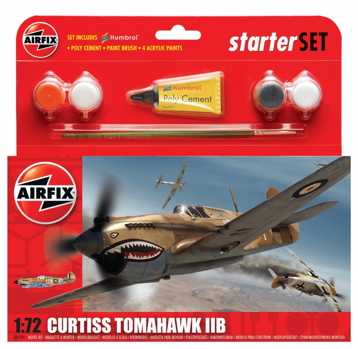 Airfix 55101 Curtiss Tomahawk IIB Model Kit