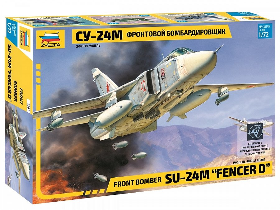 Zvezda 7267 Sukhoi SU-24M &amp;quot;Fencer-D&amp;quot; 1/72