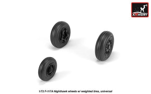 Armory Models AW72325 F-117A Nighthawk wheels w/ weighted tires 1/72 – image 4