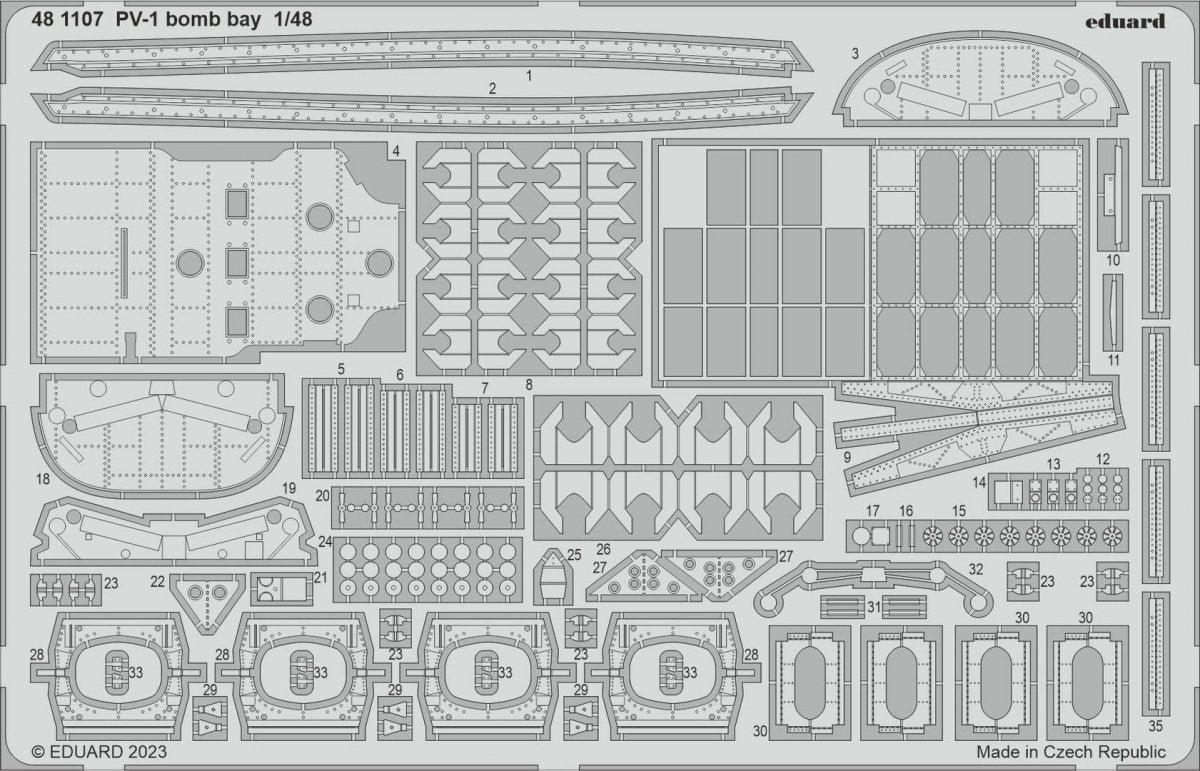 Eduard BIG49377 PV-1 PART II ACADEMY 1/48 – obrázek 5