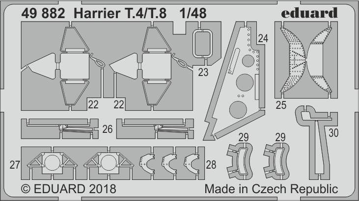 Eduard 49882 Harrier T.4/ T.8 KINETIC MODEL 1/48 – zdjęcie 2