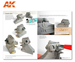 AK Interactive AK249 MODELLING FULL AHEAD 3: BISMARK &amp;amp; TIRPITZ (English) – Bild 2