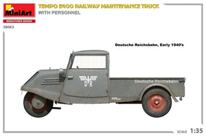 MiniArt 38063 Tempo E400 railway maintenance truck with personnel 1/35 – Bild 6