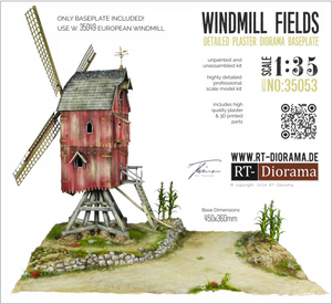RT-Diorama 35053 Windmill Fields detailed slice diorama baseplate (only baseplate included!) 1/35