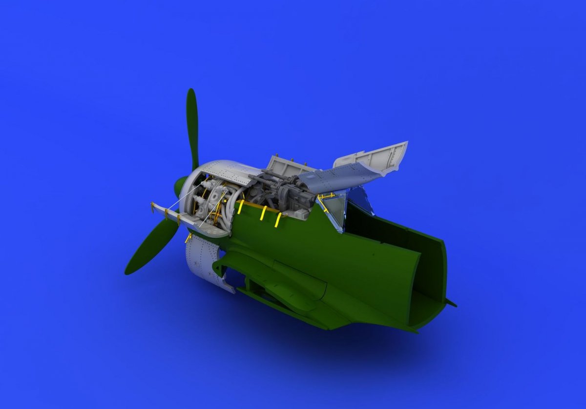 Eduard 672088 Fw 190A-8 engine &amp;amp; fuselage guns 1/72 (EDUARD) – image 2