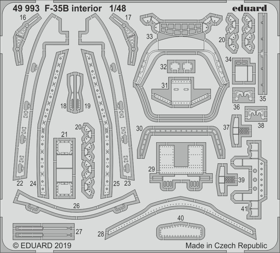 Eduard 49993 F-35B interior 1/48 KITTY HAWK – Bild 2