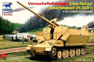 Bronco CB35062 Versuchflakwagen 8.8cm Flak auf Sonderfahrgestell (Pz.Sfl.IVc) (1/35)