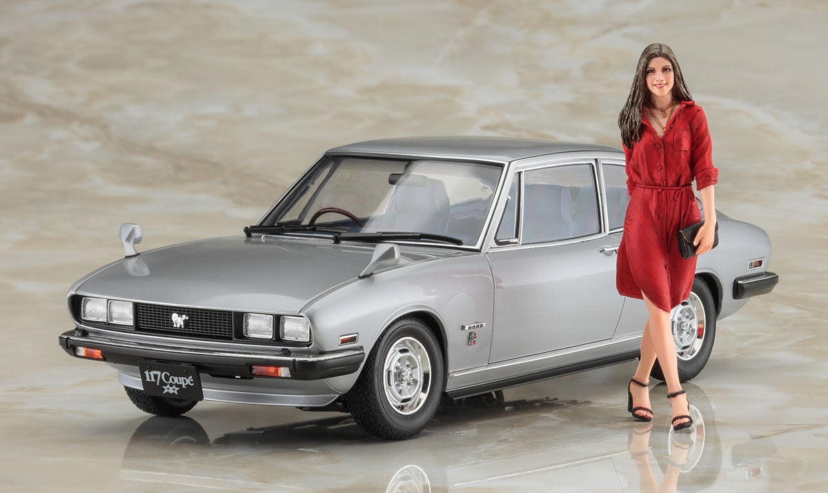 Hasegawa SP604 Isuzu 117 Coupe Late Version (XE) With Cool Beauty Girl&amp;#39;s Figure 1/24 – Bild 2