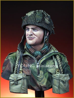 oung Miniatures YM1834 British Paratrooper Northwest Europe WWII 1/10 – immagine 4