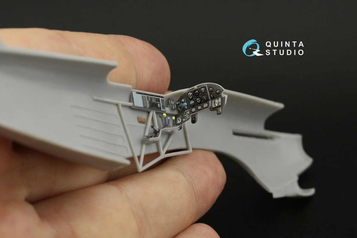 Quinta Studio QD48299 Yak-9T/DD 3D-Printed &amp;amp; colored Interior on decal paper (Modelsvit) 1/48 – image 7