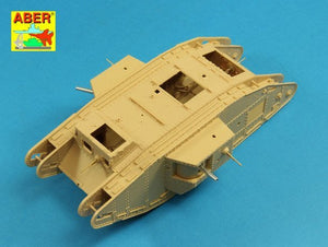 Aber 35L-207 Barrels for British WWI Tank Mk.V Male for 6 pdr (57mm) gun x 2pcs. 8mm Hotchkiss m.1909 x 4pcs. 1/35 – Bild 3