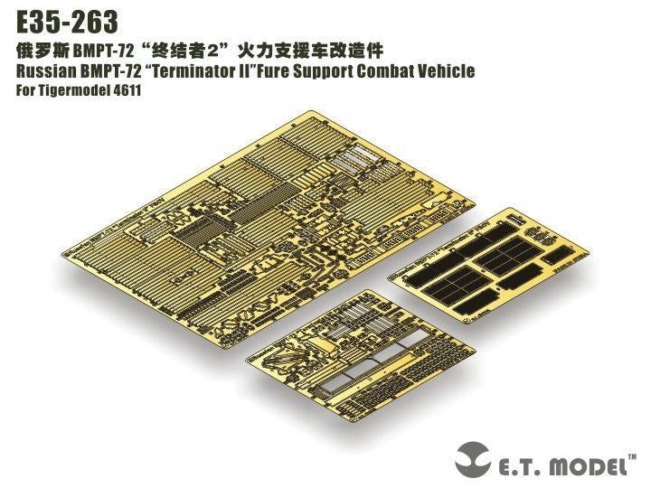 ET Model E35-263 Russian BMPT-72 “Terminator II”Fure Support Combat Vehicle for Tiger Model 4611