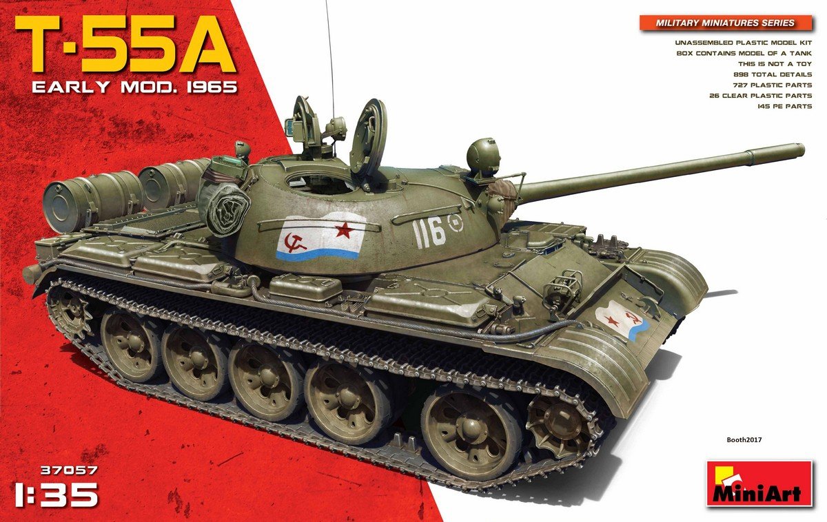 MiniArt 37057 T-55A EARLY Mod. 1965 1/35