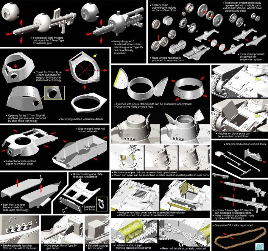Dragon 6777 IJA Type 95 Ha-Go Hokuman Version 1/35 – image 3