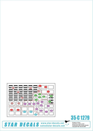 Star Decals 35-C1279 Lebanese Tanks &amp;amp; AFVs 9 1/35 – obrázek 2