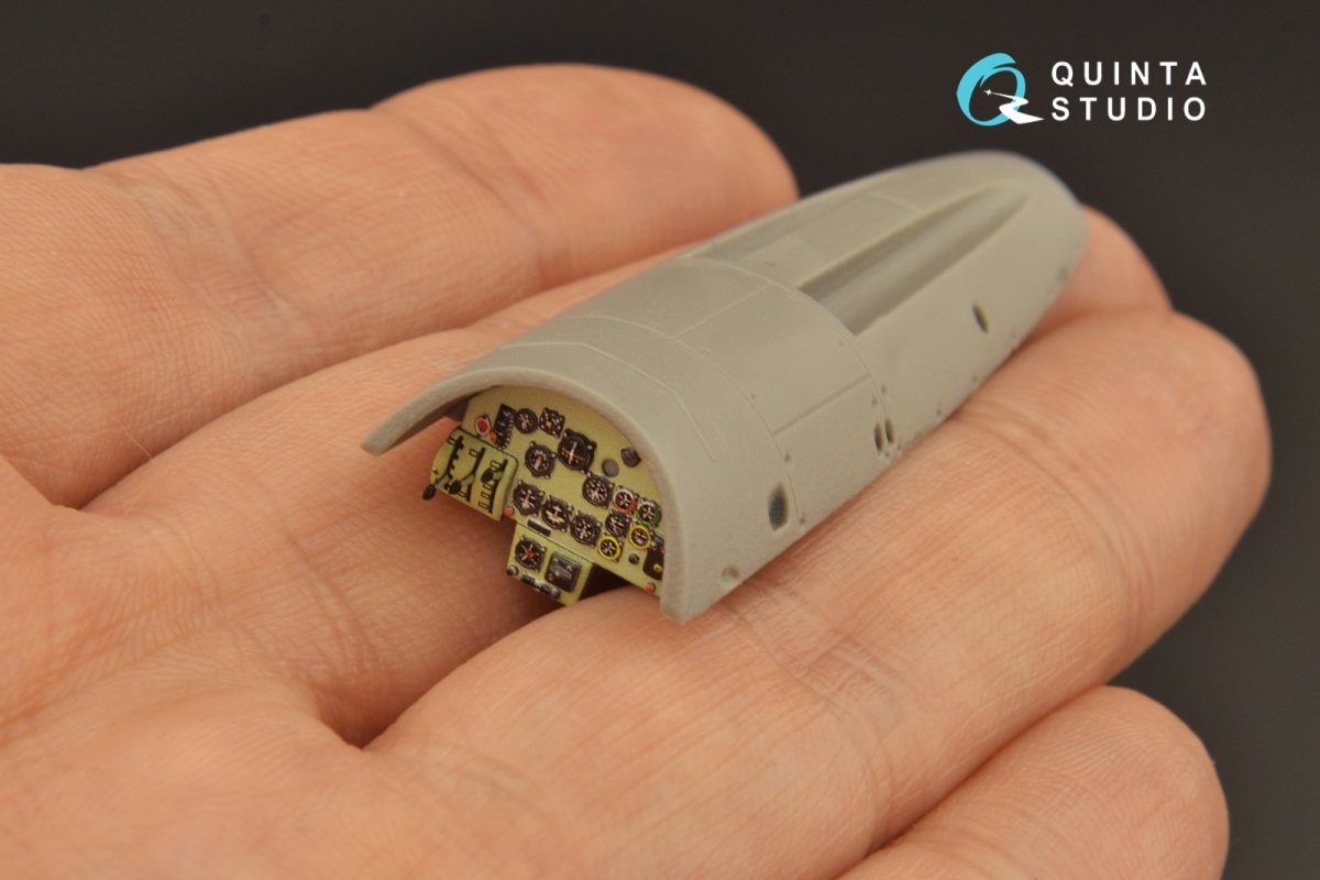 Quinta Studio QD48209 Arado Ar 68 E/F 3D-Printed &amp;amp; colored Interior on decal paper (Roden) 1/48 – image 8