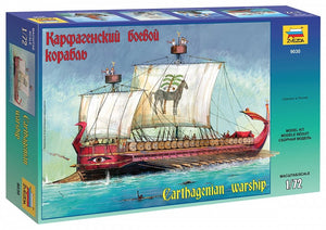 Zvezda 9030 Carthogenian Warship 1/72