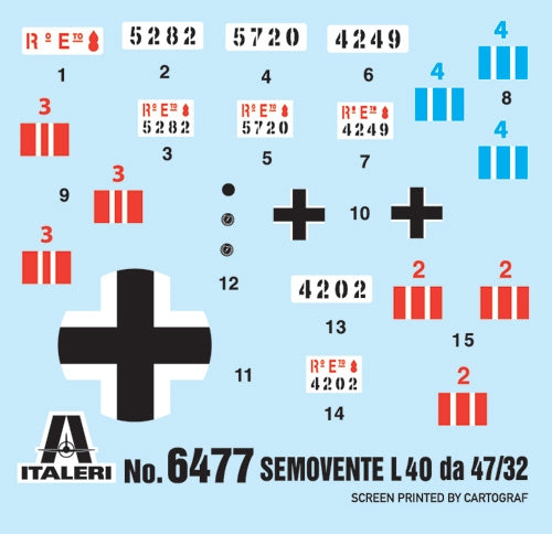 Italeri 6477 Semovente L40 for 47/32 1/35 – immagine 3