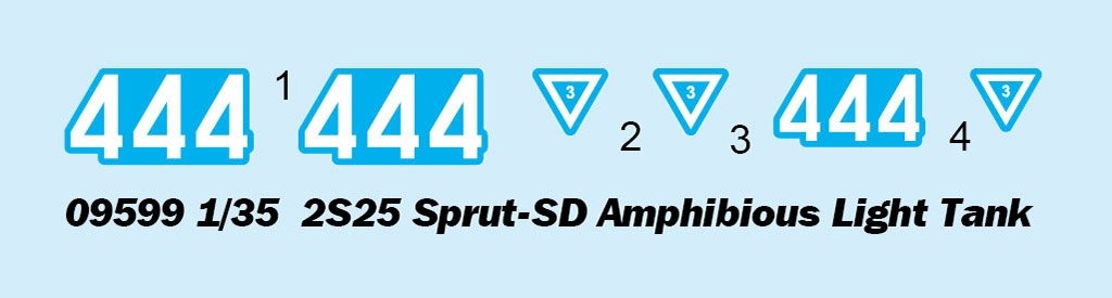 Trumpeter 09599 2S25 Sprut-SD Amphibious Light Tank 1/35 – image 5