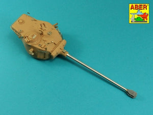 Aber 35L-120 105mm D1504 L/44 barrel with muzzle brake for Israeli Sherman M51 1/35 – obrázek 5
