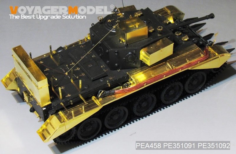 Voyager Model PEA458 WWII UK Cromwell Mk. IV/Centaur CSMk IV Deep Wading Trunks（For TAMIYA 35221/35232) 1/35 – imagen 5