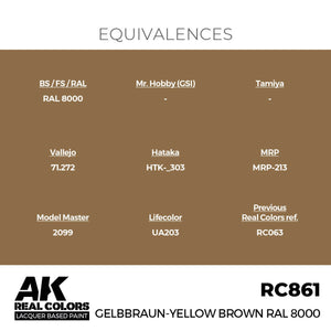 AK Interactive RC861 Gelbraun-Yellow Brown RAL 8000 17 ml – Bild 3