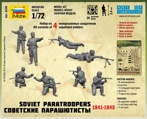 Zvezda 6138 Soviet Paratroopers (1941-1943) Art of Tactic 1/72 – image 2