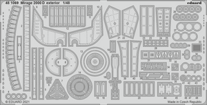 Eduard 481069 Mirage 2000D exterior KINETIC 1/48