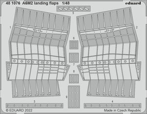 Eduard 481076 A6M2 landing flaps EDUARD 1/48
