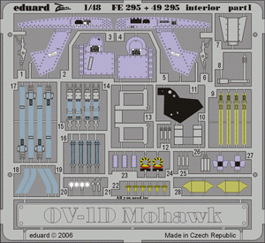Eduard 49295 OV-1D interior 1/48 RODEN – immagine 3