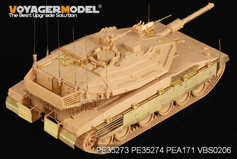 Voyager Model PE35274 Modern Merkava Mk.IV MBT Side Skirts (For ACADEMY 13213) 1/35 – image 4