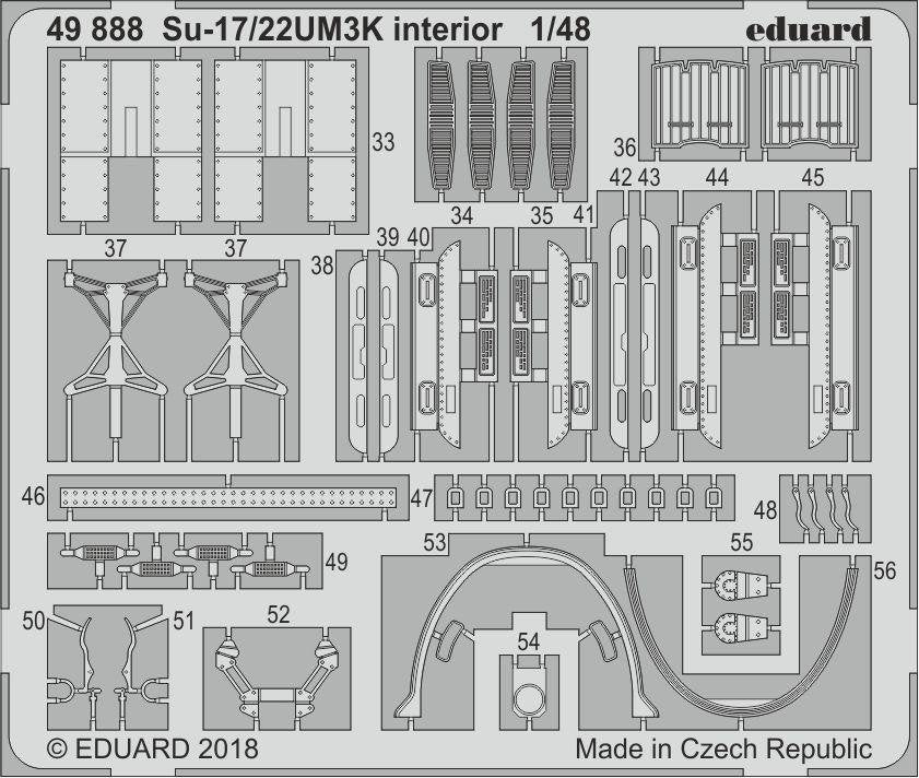 Eduard 49888 Su-17/22UM3K interior KITTY HAWK 1/48 – image 2