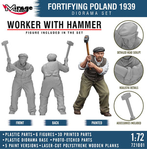 Mirage 721001 Fortifying Poland 1939 - Diorama Set 1/72 – obrázek 10