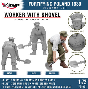 Mirage 721001 Fortifying Poland 1939 - Diorama Set 1/72 – obrázek 12